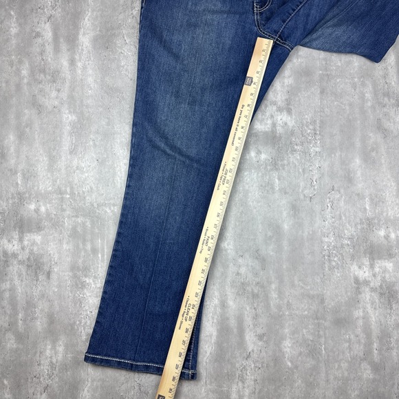 Bandolino Jeans Women 12 Rhinestone Pockets High Rise Boot Cut Tatum 2000s Y2K - Picture 7 of 12